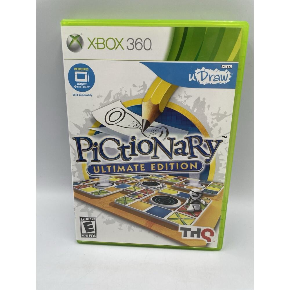 Pictionary Ultimate Edition Xbox 360 uDraw game Microsoft 2011